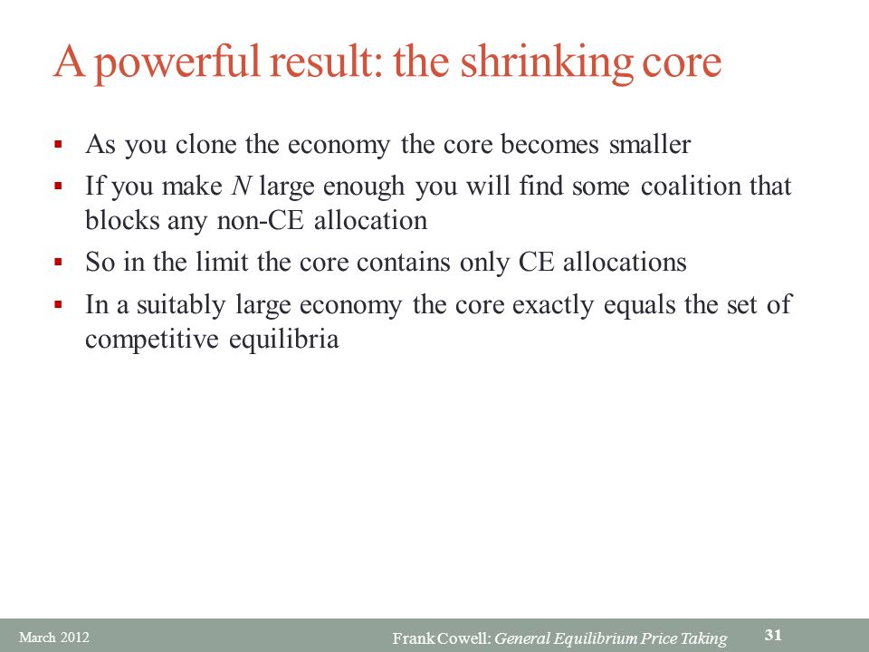 General Equilibrium: price taking - ppt video online download